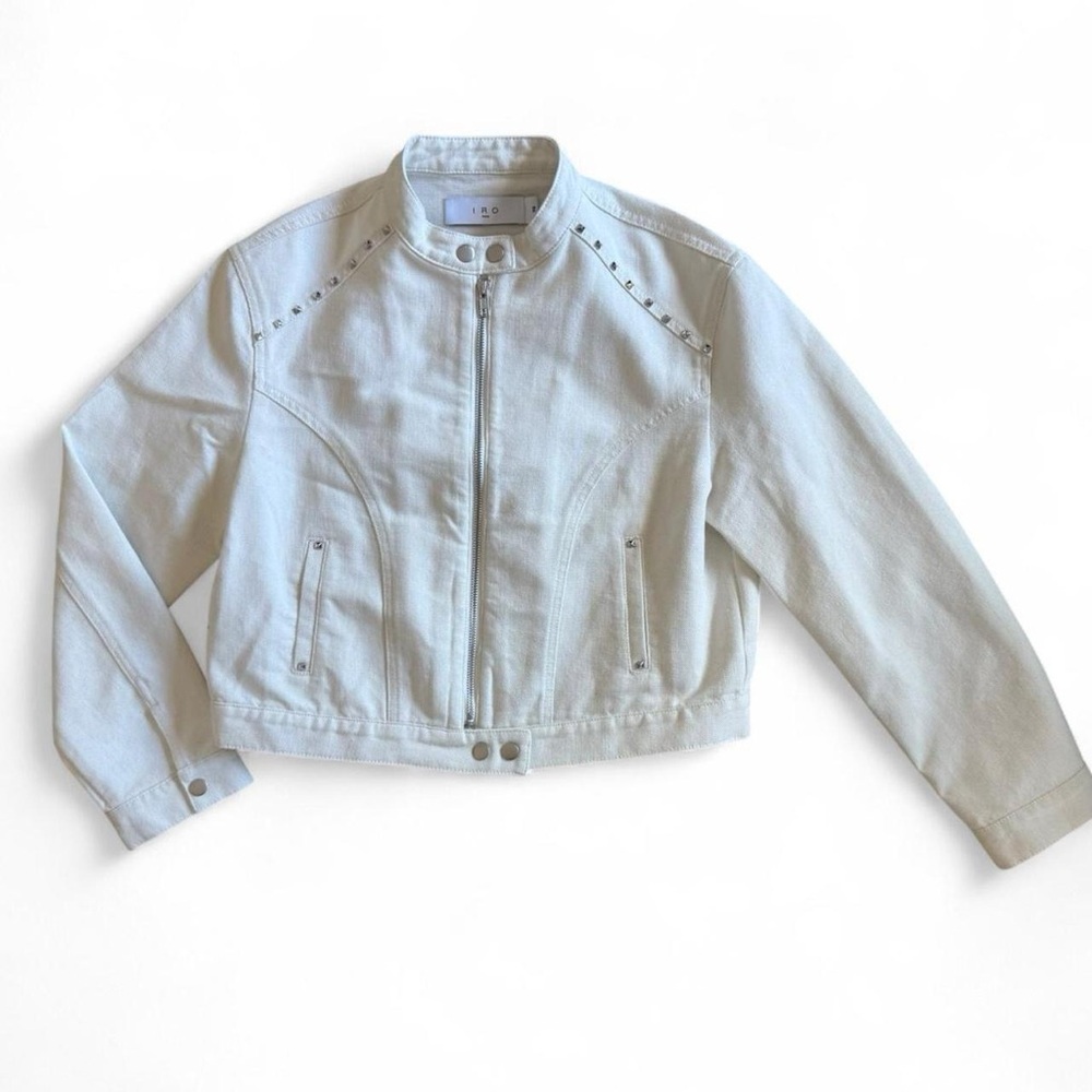 IRO Light Gray Denim Jacket